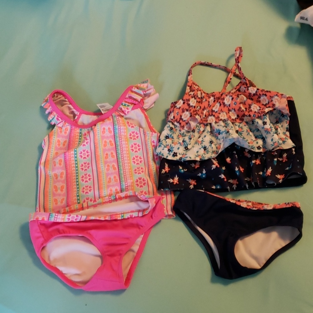Little girls bathing suits 4T